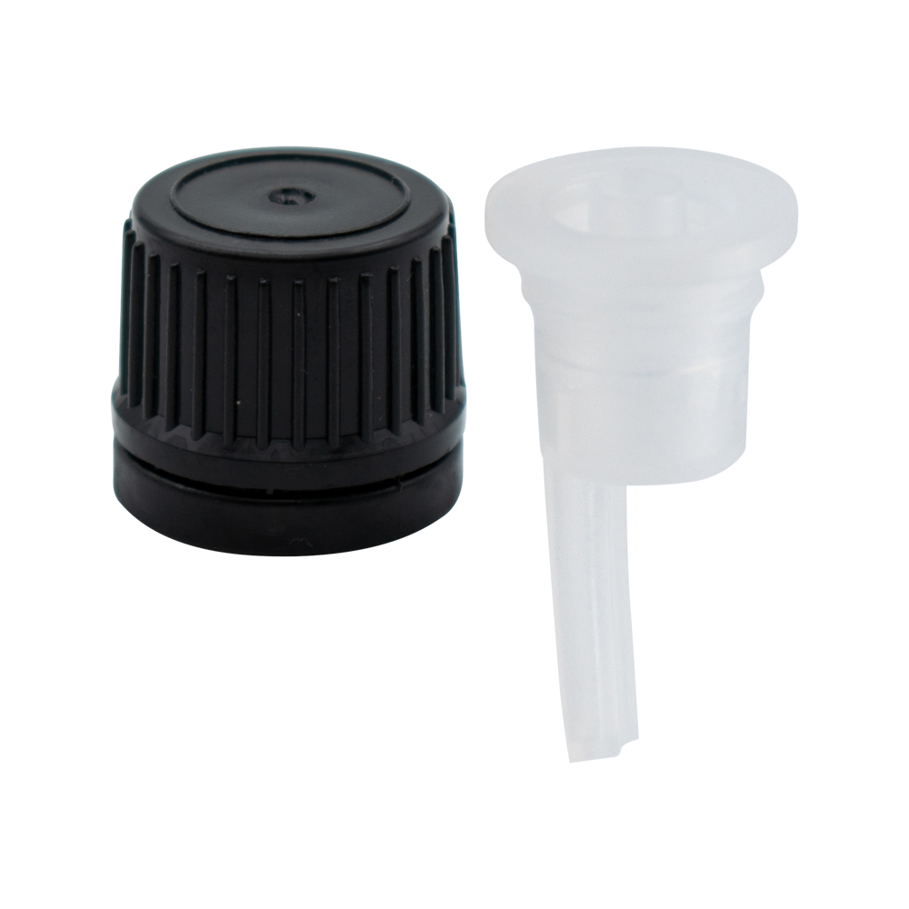 TAPA TES D18 CON INSERTO NEGRA